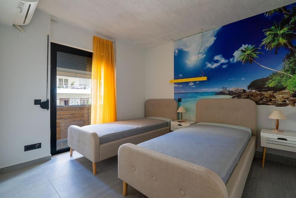 Central, Parking, Play Area, 1Km To The Sea Heraklion  Bagian luar foto